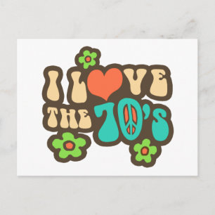 Cartão Postal Adoro os anos 70