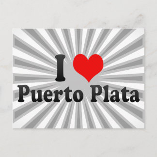 Cartão Postal Adoro Puerto Plata, República Dominicana