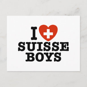 Cartão Postal Adoro Suisse Boys