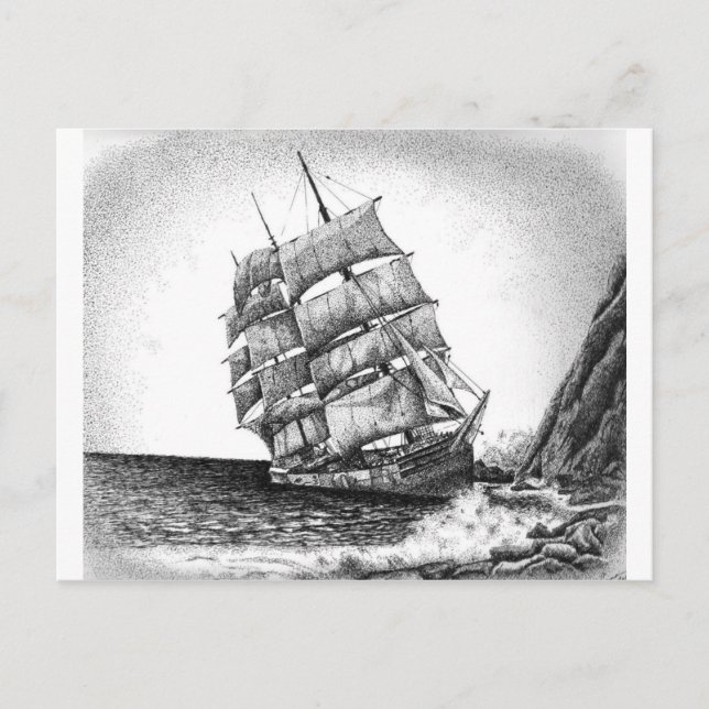 Cartão Postal Adrift (Frente)