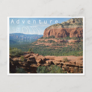 Cartão Postal Adventure está lá fora