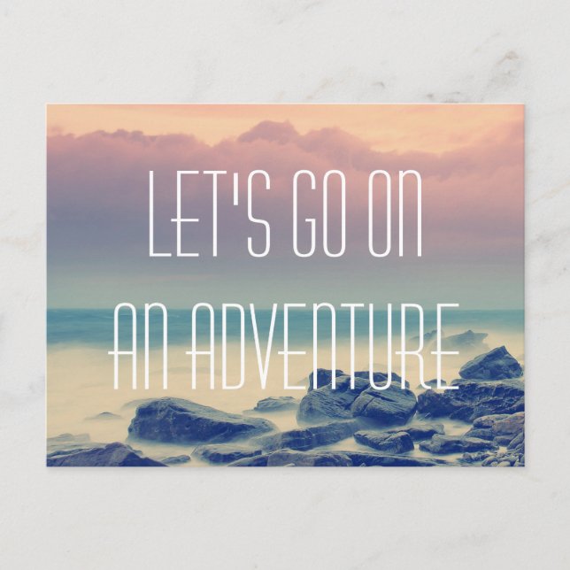 Cartão Postal Adventure impressão (Frente)