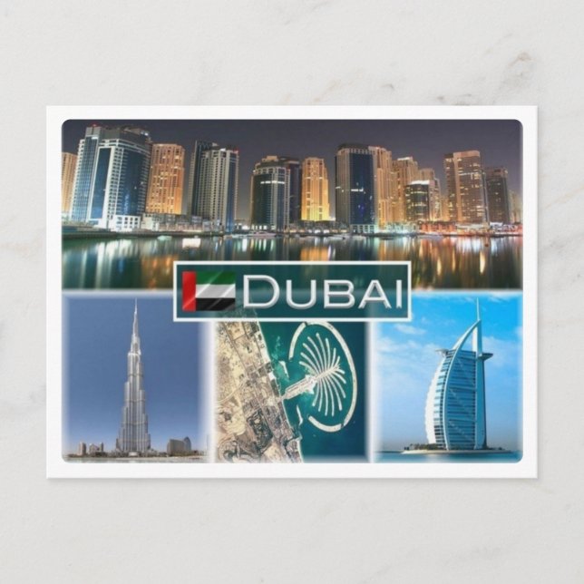 Cartão Postal AE Emirados Árabes Unidos - Dubai - (Frente)