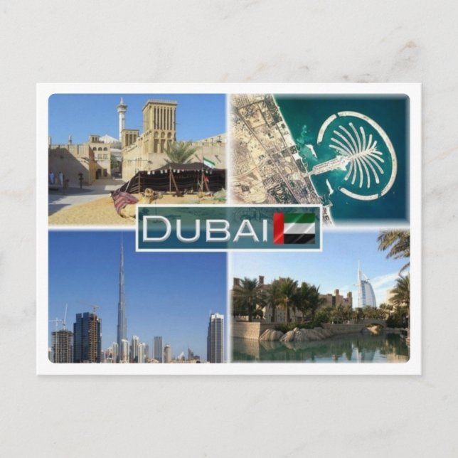 Cartão Postal AE Emirados Árabes Unidos - Dubai - (Frente)