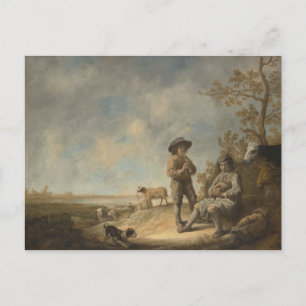 Cartão Postal Aelbert Cuyp - Pastores De Tubagem