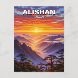 Cartão Postal Aeleian Taiwan Sunrise