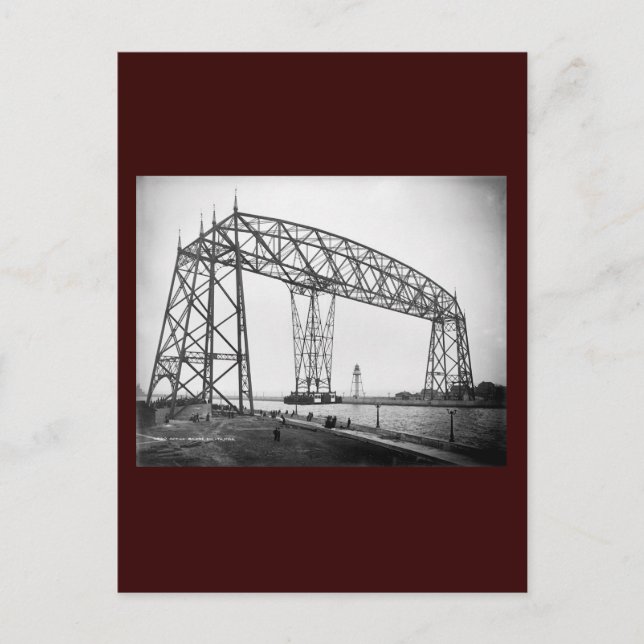 Cartão Postal Aerial Bridge Duluth Minnesota (Frente)