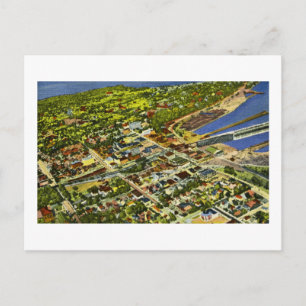 Cartão Postal Aerial View of Marquette, Michigan