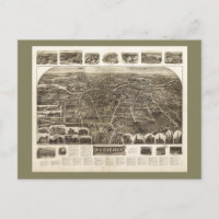 Aero View of Westerly, Rhode Island (1911)