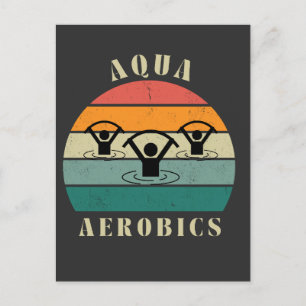 Cartão Postal aeróbica aqua