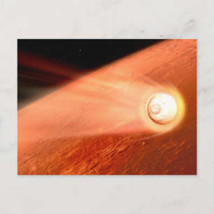 Cartão Postal Aeródromo Com Perseverança Descendente Da Superfíc