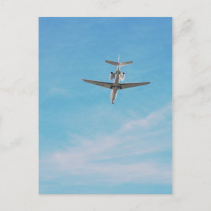 Cartão Postal Aeronave Comercial a Jato
