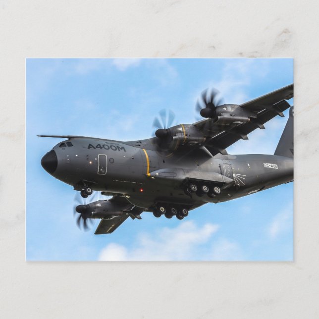 Cartão Postal Aeronaves A400M (Frente)