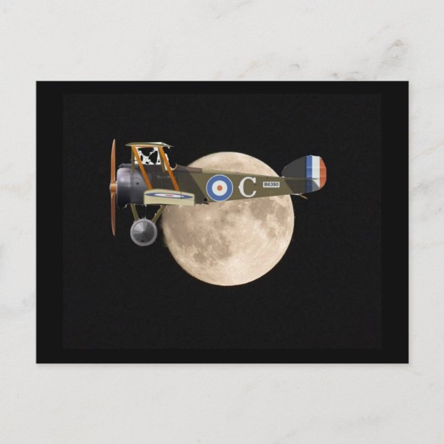 CARTÃO POSTAL AERONAVES DA GUERRA MUNDIAL 1 (Frente)