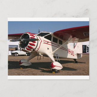 Cartão Postal Aeronaves Stinson