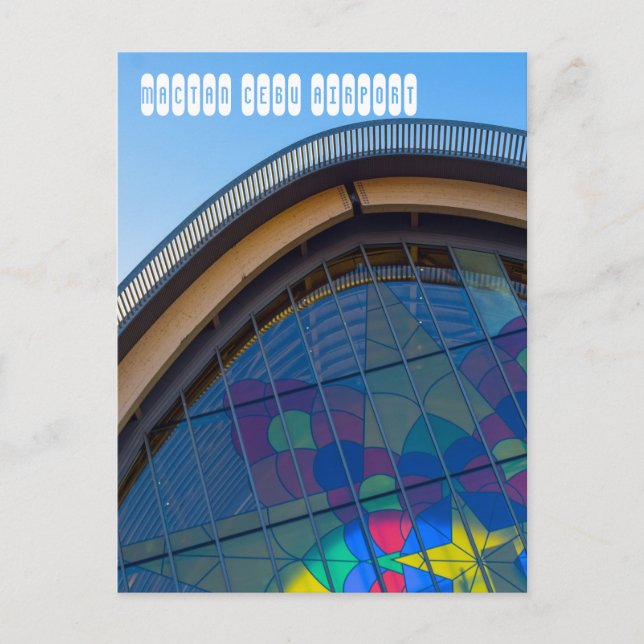 Cartão Postal Aeroporto Internacional Mactan Cebu (Frente)