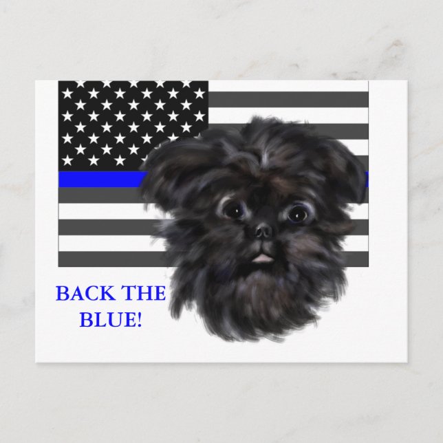 Cartão Postal Affenpinscher (Frente)