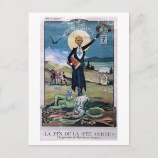 Cartão Postal Affiche Absinthe