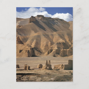 Cartão Postal Afghanistan, Bamian Valley. Ancient earthen