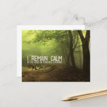 Afirmação de Motivação "Eu permaneço calmo"