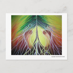 Cartão Postal Afirmação por estar exatamente onde você precisa e