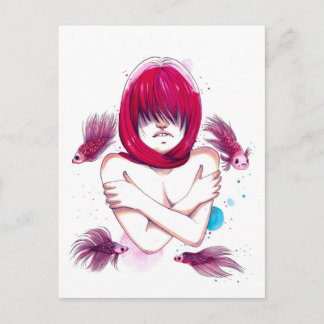 Cartão Postal Afogamento de Peixes