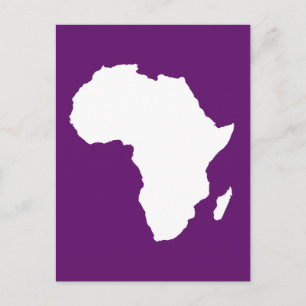 Cartão Postal África Austral Violeta