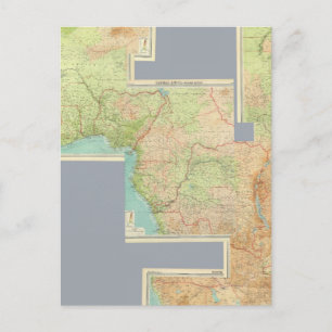 Cartão Postal África composta