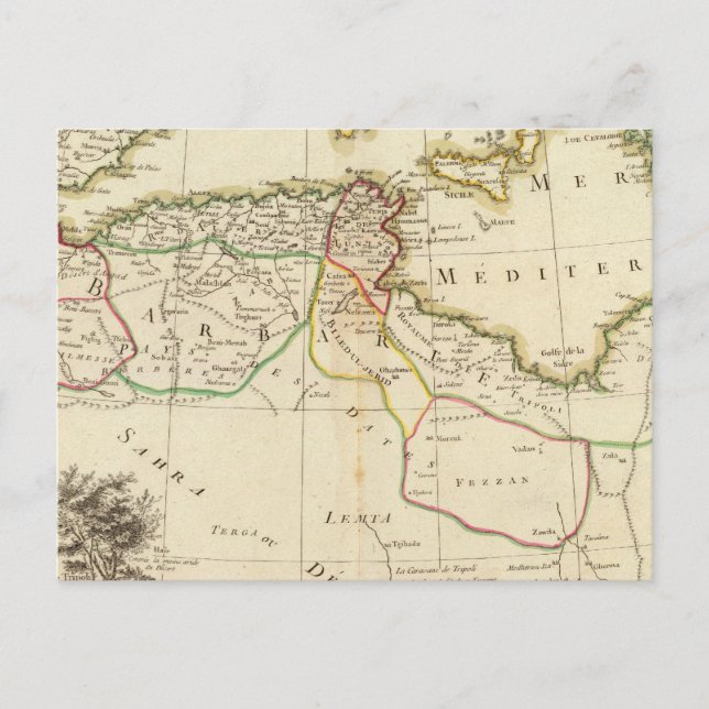 Cartão Postal África do Norte (Frente)