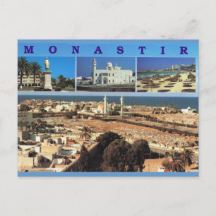Cartão Postal África do Norte, Monastir, Tunísia, Multiview