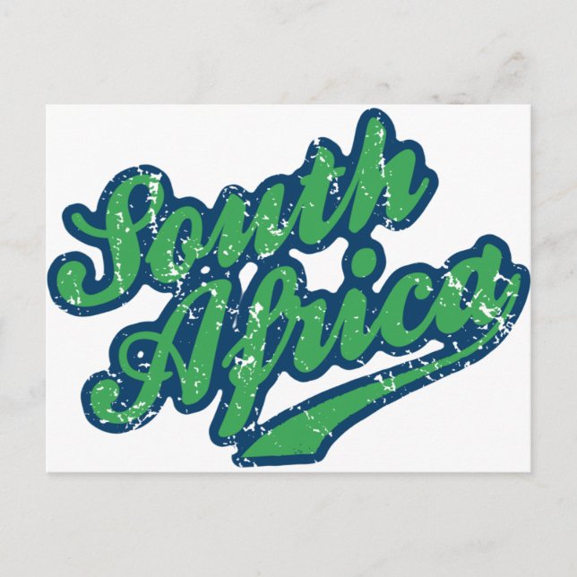 Cartão Postal África do Sul (Frente)