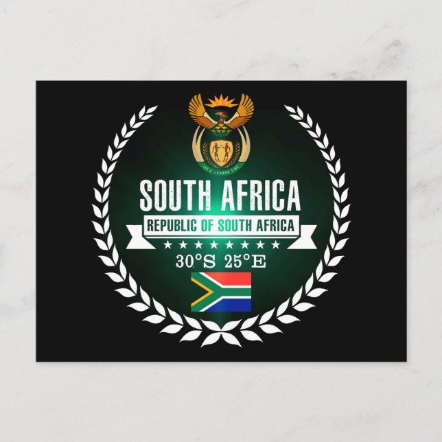 Cartão Postal África do Sul (Frente)