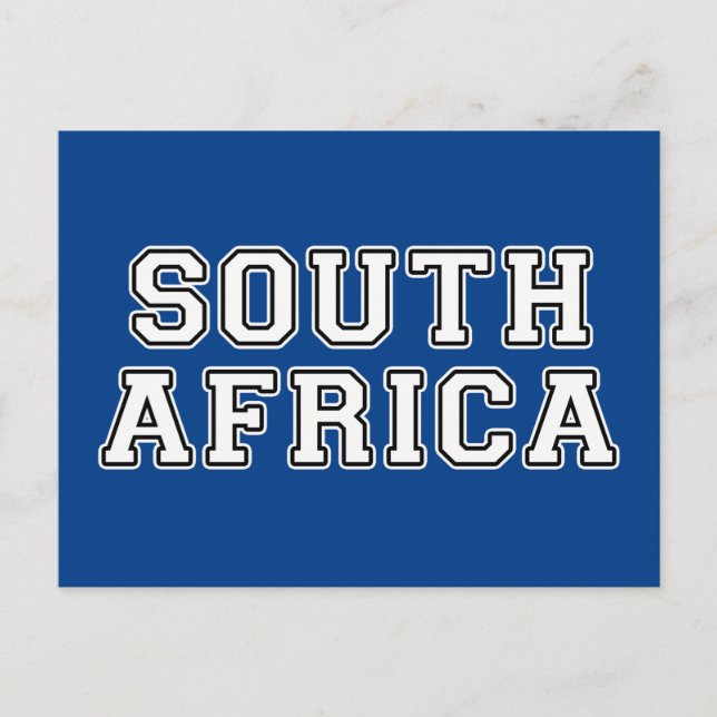 Cartão Postal África do Sul (Frente)