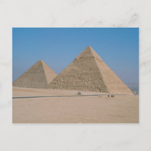 Cartão Postal África - Egito - Cairo - Grandes Pirâmides de Gizé