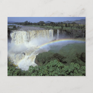 Cartão Postal África, Etiópia, Rio Nilo Azul, Catarata. 2