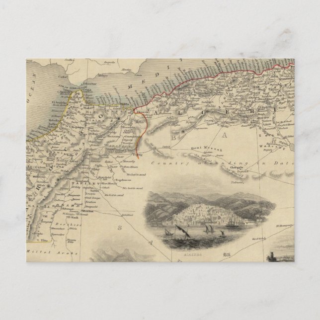 Cartão Postal África norte (Frente)