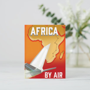 Cartão Postal África Pelo Ar