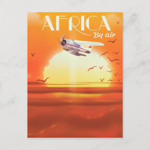Cartão Postal África Pelo Ar