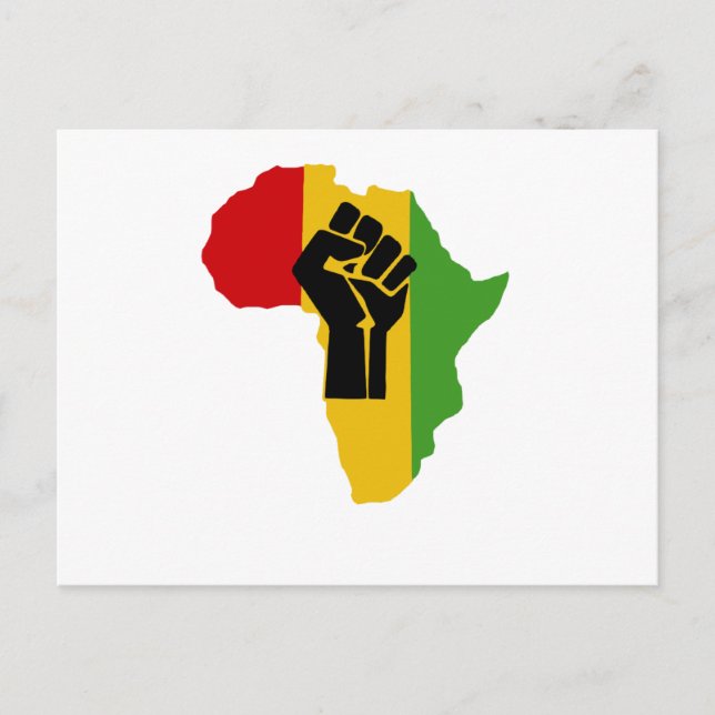 Cartão Postal África Power - Reggae (Frente)
