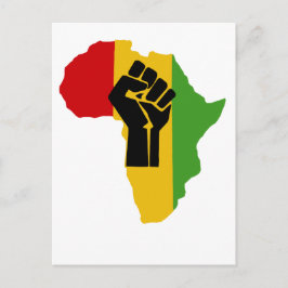 Cartão Postal África Power - Reggae