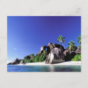 Cartão Postal África, Seychelles, Ilha La Digue. Granito 3