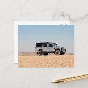 Cartão Postal África Sobrevoando 4x4 Viagem Rodoviária na Namíbi