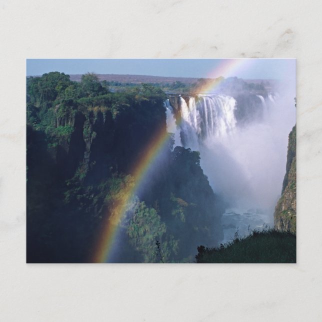 Cartão Postal África, Zimbabué. Victoria Falls (Frente)