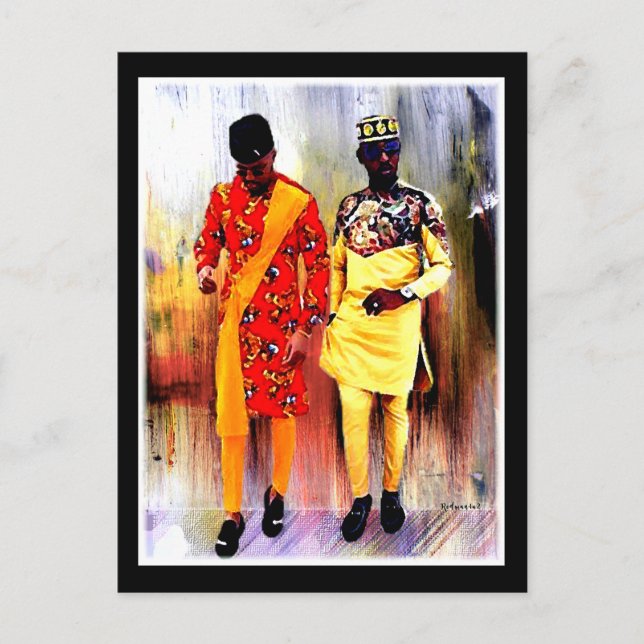 Cartão Postal africano (Frente)