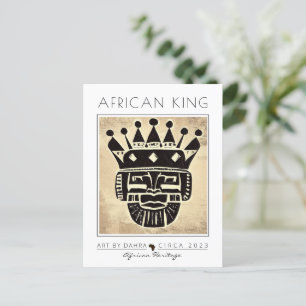 CARTÃO POSTAL AFRICANO KING