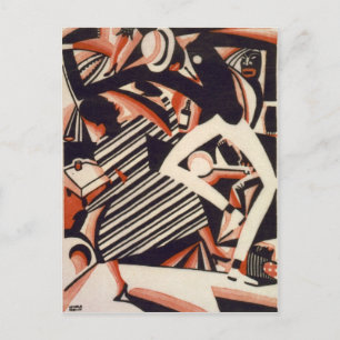 Cartão Postal Afro-americanos 1920 - Desenho em Duas Cores