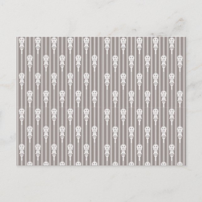 Cartão Postal Afro Aygebam Lalibela Cross Pattern (Frente)