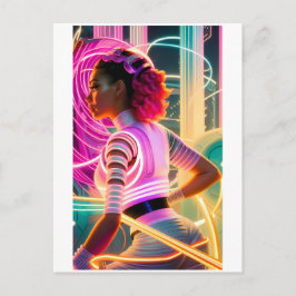 Cartão Postal Afrofuturismo Cinco