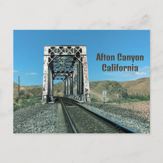 Cartão Postal Afton Canyon Railroad Bridge California