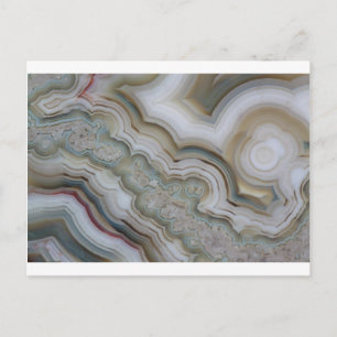 Cartão Postal Agate Stone Abstrato